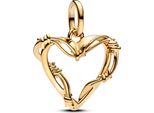 Pandora Me Charm Medaglione Cuore In Filo Metallico 762526C00