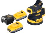 Dewalt Dcw 210 E2 Levigatrice Orbitale A Batteria 18 V 125 Mm Brushless + 2X Batteria Powerstack 1,7 Ah + Caricabatteria