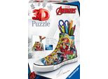 Ravensburger 3D-Puzzle Sneaker Avengers, 3D Puzzle, Kinderpuzzle, Dekoration, 108 Teile, 12113