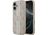 Custodia Guess Per Iphone 17, Guess Hardcase 4G Printed Stripes Con Magsafe, Rosa