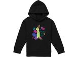 La Principessa E Il Ranocchio - "I Miei Sogni, La Mia Strada"" Kapuzenpullover Per Bambini TV22273 (116) (Schwarz)"