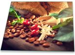 Piastra Di Copertura Del Piano Cottura Piastra Di Copertura Del Piano Cottura In Ceramica 1 Pezzo 60X52 Coffee Brown