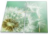 Piastra Di Copertura Del Piano Cottura Piastra Di Copertura Del Piano Cottura In Ceramica 2 Pezzi 60X52 Vetro Dandelion