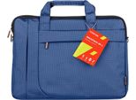 Canyon B-3, Borsa Sottile Per Laptop Fino A 15,6", Blu"
