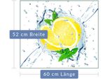 Piastra Di Copertura Del Piano Cottura Piastra Di Copertura Del Piano Cottura In Ceramica 1 Pezzo 60X52 Giallo Limone