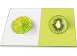 Piastra Di Copertura Del Piano Cottura Piastra Di Copertura Del Piano Cottura In Ceramica, Vetro Universale 80X52 Verde Frutta
