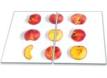 Piastre Di Copertura Del Piano Cottura Piastre Di Copertura Del Piano Cottura In Ceramica In Vetro Universale 2 Pezzi 2X40X52 Rosso Frutta