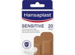 Hansaplast 48497 Hansaplast Pflaster Sensitive 48497 Hellbraun, 20 St.