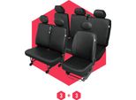 Coprisedili Auto Coprisedili Universali Per Fiat Scudo Ii (06-16) Nero 6 Sedili