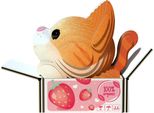 Eugy Puzzle 3D - Gatti Zucca - Giocattolo Di Cartone Sostenibile