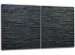 Piastra Di Copertura Del Piano Cottura Piastra Di Copertura Del Piano Cottura In Ceramica 2 Pezzi 80X52 Nero Mattone