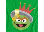 Sesame Street - T-Shirt Unisex Uomo/Donna, Design Natalizio TV21248 (L) (Verde Militare)