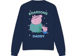 Peppa Pig - Felpa "Roarsome Daddy"" Per Uomo/Donna Unisex TV21392 (L) (Navy)"