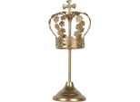 Clayre & Eef Decorazione Ø 12X30 Cm Metallo Color Oro