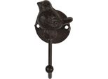 Clayre & Eef Ganci Da Parete 5X9X10 Cm Braun Metall