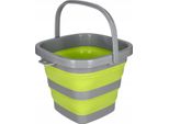 Secchio In Silicone Pieghevole Da Campeggio 5 L