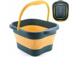 Secchio Pieghevole 15L 43*33,5*22Cm Secchio Da Viaggio In Silicone Massaggiatore