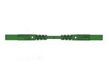 Cavo Di Misura Stampato Ad Iniezione Protetto Da Contatto 4Mm 100Cm / Verde (Mlb/Gg-Sh 100/1)
