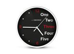 Esperanza Prague White Mechanical Clock Round Black. White