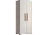 Armadio Keter Con Ripiani Groove Beige Sabbia