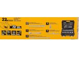 Set Di Chiavi Dewalt 22El. 1/2""