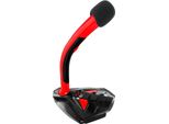 Microfono Da Gioco Esperanza Predator Rosso