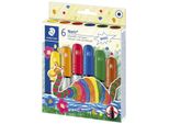 Staedtler® 2390 C6 Noris Club® Pastello Gel - 6 Pezzi, Assortiti, Colori Base