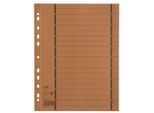 Elba 400004669 TrennbläTter Mit Perforation - A4 ÜBerbreite, Orange, 100 StüCk
