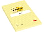 Post-It Haftnotizen, 102 X 152 Mm, Kariert, Gelb