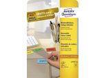 Avery Zweckform® L4793-20 L4793-20 Etichette - 38,1 X 21,2 Mm, Giallo, 1.300 Etichette/20 Fogli, Rimovibili