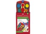 FABER-CASTELL 125030 Connector Scatola Di Vernice - 12 Colori, Incluso Bianco Opaco, Rosso