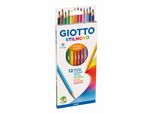Giotto F25650000 Matite Colorate Stilnovo - Scatola Da 12 Pezzi