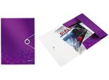 Leitz 45990062 Cartella Angolare Wow - A4, Pp, Viola