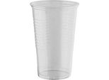Papstar 12149 Kunststoff-Trinkbecher Pp 0,2 L Transparent