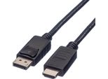 Roline Cavo Displayport Dp - Hdtv, St/St, Nero, 1,5 M