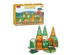 Set Di Costruzioni Magnetiche Dinosauri 42 Pezzi - Piastrelle Magnetiche