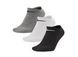 Nike Everyday Lightweight NO-SHOW (3 Paia) Nero Xl