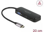 Delock - Dockingstation - USB-C / Thunderbolt 3 - Vga, Hdmi, Dp (64156)