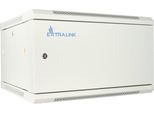 Extralink 6U 600X600 Asp Grey | Rack Cabinet | Wall-Mounted Solid Sheet Metal Door