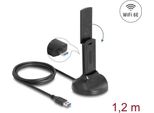 Delock Wi-Fi 6E Dualband Wlan Usb Adapter AX5400 2 X 2402+ 574 Mbps (12774)