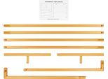 Supporto Per Arco Nuziale, Struttura In Metallo Resistente, Facile Da Decorare, Oro, L