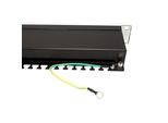 Value Kat. 5E 48,30Cm (19")-Patchpanel, 24P, Geschirmt, Schwarz (26.99.0328)"