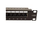 Value Kat. 6 / Class E 48,30Cm (19")-Patchpanel, 24P, Ungeschirmt, Schwarz (26.99.0362)"