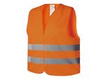 Iwh Gilet Da Lavoro/Avviso Din En 471 Poliestere Arancione