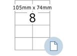 Herma Etichette Universali Dataprint 105 X 74,25 Mm Bianco 4.000 Etichette