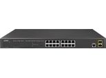 Planet 16-Port Layer 2 Managed Gigabit Ethernet Switch +