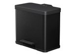Hailo 0630-260 Separatore Di Rifiuti A Pedale Hailo ÖKo Duo Plus L, 17+9 L, Nero