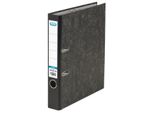 Elba 100081008 Cartella Smart Marmo Nuvolato Originale, Con Etichetta Incollata Sul Dorso, Larghezza Dorso 5 Cm, Nero