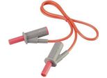 Voltcraft Cavo Di Prova Di Sicurezza Altamente Flessibile [Spina Lamellare 4 Mm - Spina Lamellare 4 Mm] 0,5 M Rosso MSB-501 10 A (Vc