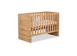 Lettino Per Bambini 60X120 Alabana Con Barriera – Rovere